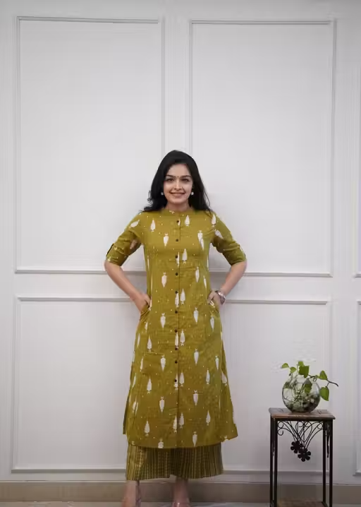 Cotton Kurta Palazzos for Women