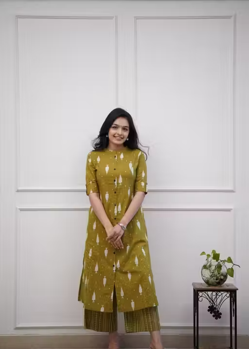 Cotton Kurta Palazzos for Women - Image 3