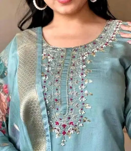 Printed Rayon Kurta Palazzos for Women - Image 2