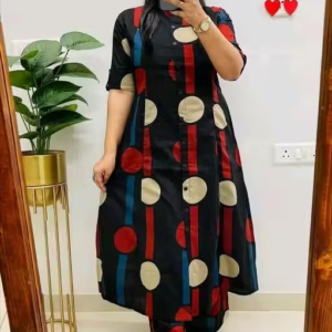 Printed Rayon Kurta Palazzos Fit/ for Women