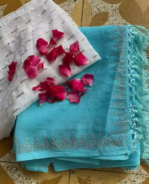 Sky Saree - Image 2