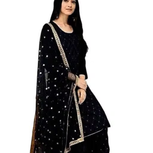 Embroidered Rayon Kurta Set for Women