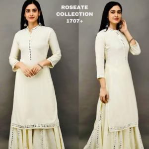 Rayon Kurta Palazzos for Women