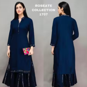 Rayon Kurta Palazzos for Women