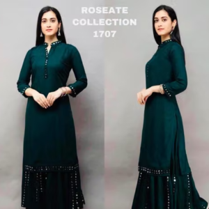 Rayon Kurta Palazzos for Women