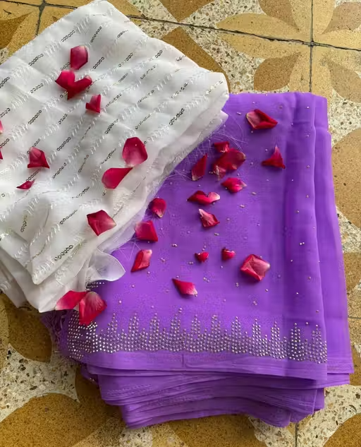 Sky Saree - Image 2