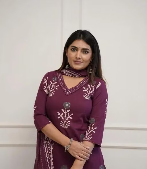 Printed Cotton Kurta Set for Women - Image 4