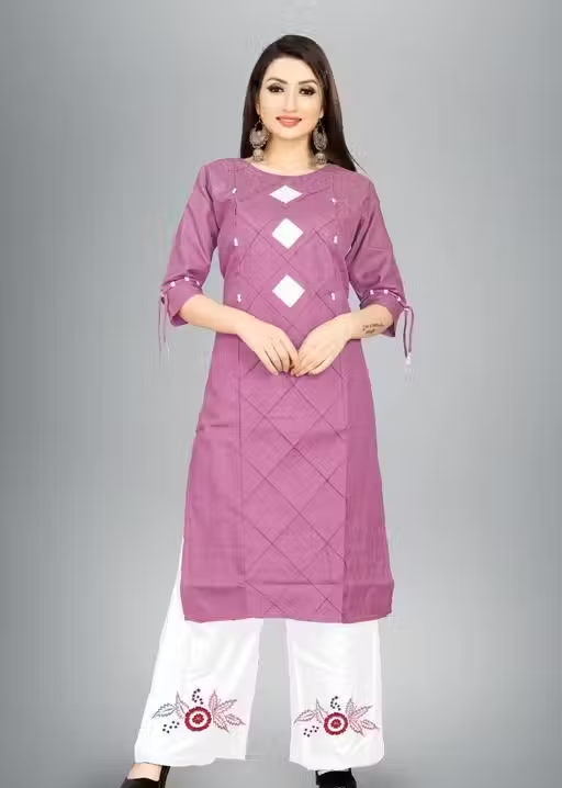 Cotton Kurta Palazzos for Women