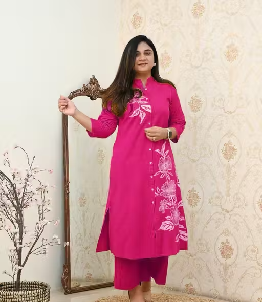Rayon Kurta Pants for Women