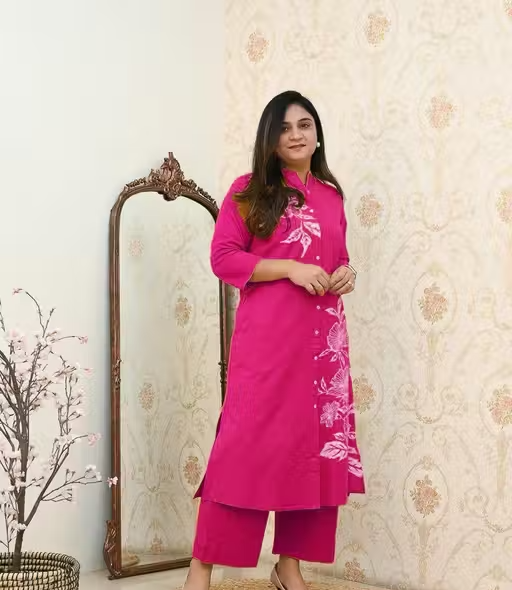 Rayon Kurta Pants for Women - Image 2