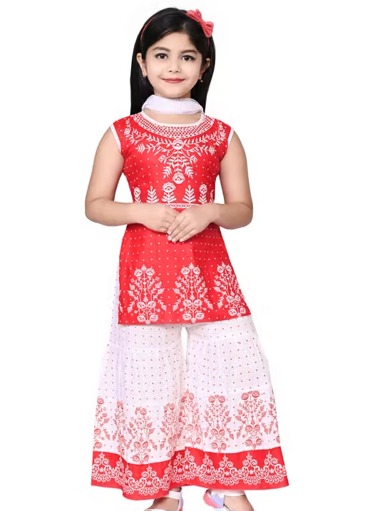 Printed Chanderi Palazzos for Women