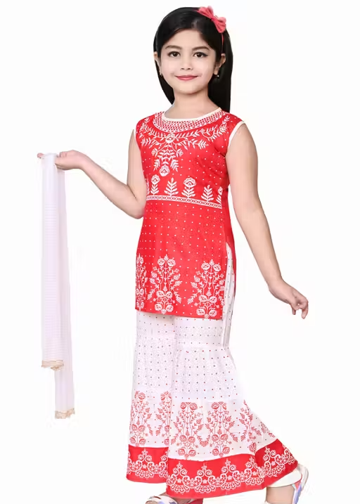 Printed Chanderi Palazzos for Women - Image 4