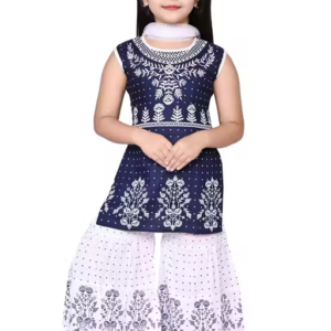 Printed Chanderi Palazzos for Women