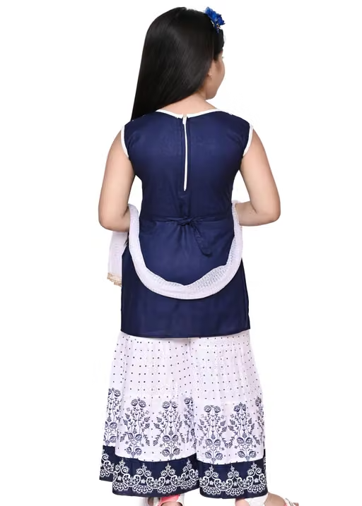 Printed Chanderi Palazzos for Women - Image 3