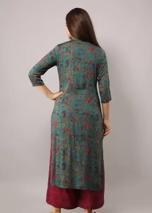 Viscose Kurta Palazzos for Women - Image 2