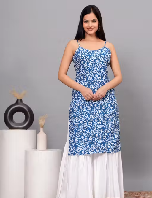 Rayon Kurta Palazzos for Women