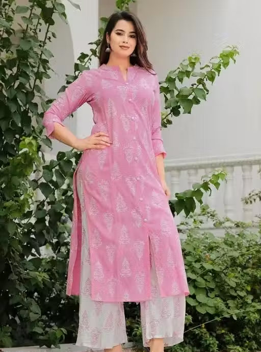 Printed Rayon Kurta for Women