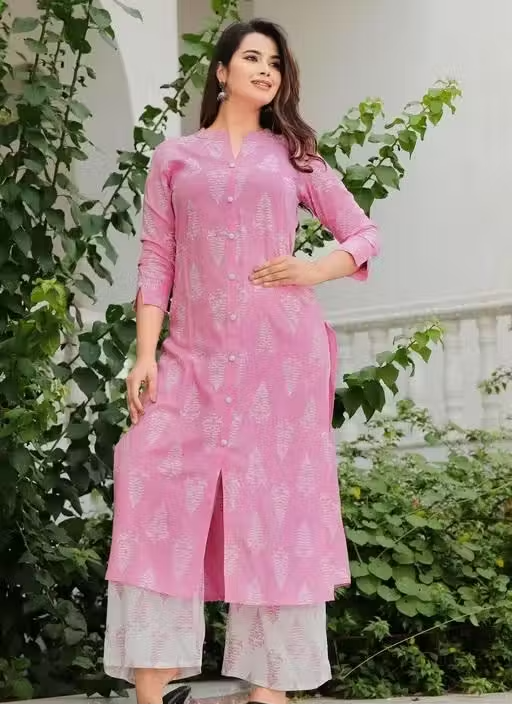 Printed Rayon Kurta for Women - Image 4