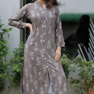 Printed Rayon Kurta for Women