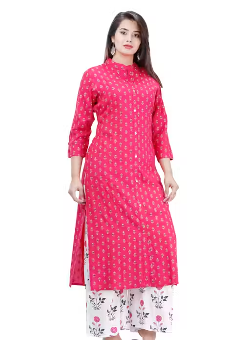 Rayon Kurta Palazzos for Women