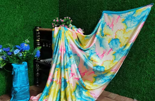 Best Silk Printed Sareee - Image 3