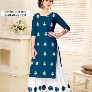 Rayon Kurta Palazzos for Women
