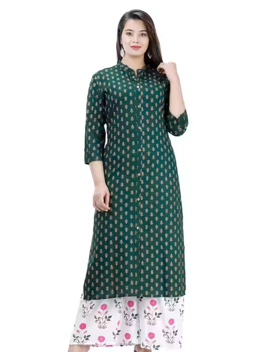 Rayon Kurta Palazzos for Women