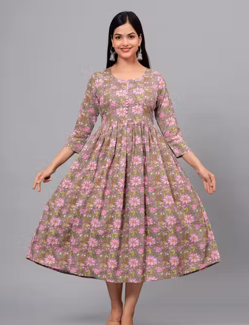 Anarkali High Demand trendy Rayon Kurtis