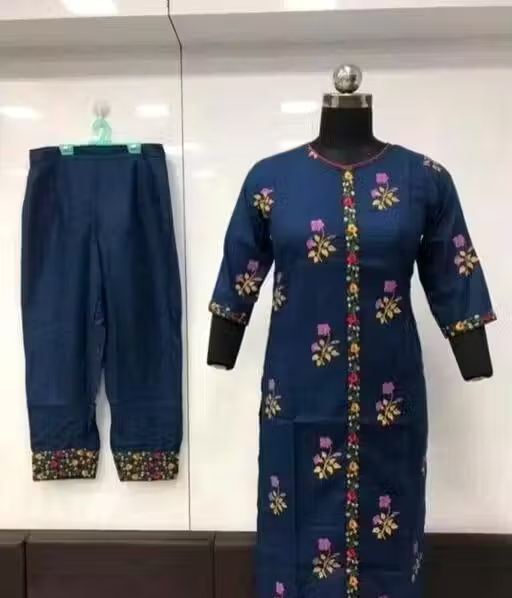Cotton Kurta Pants for Women - Image 4
