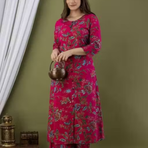 Rayon Kurta Palazzos for Women