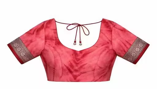 Beautiful designer georgette laced saree with blouse - Image 3