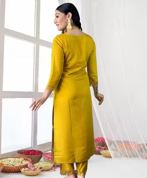 Embroidered Rayon Kurta for Women - Image 2