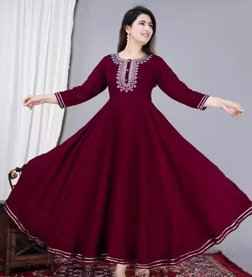 women anarkali kurti. Trending kurti for women