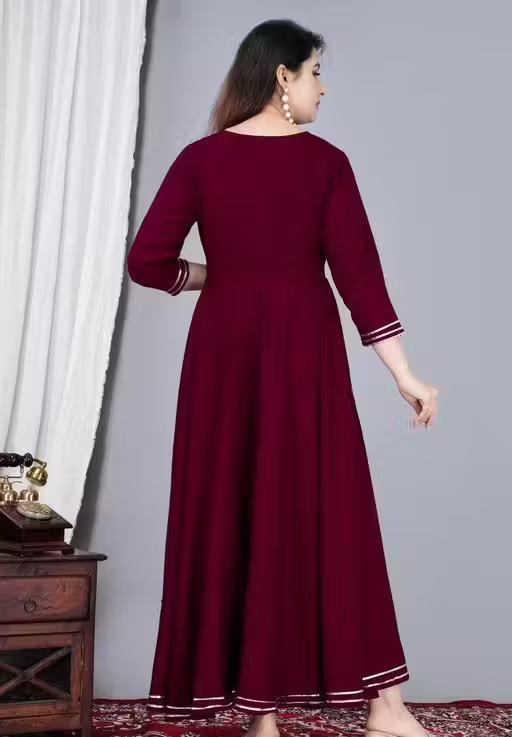 women anarkali kurti. Trending kurti for women - Image 2