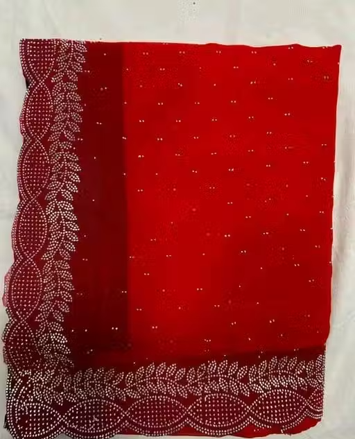 Diamond work Traditional Fancy Saree - Image 2