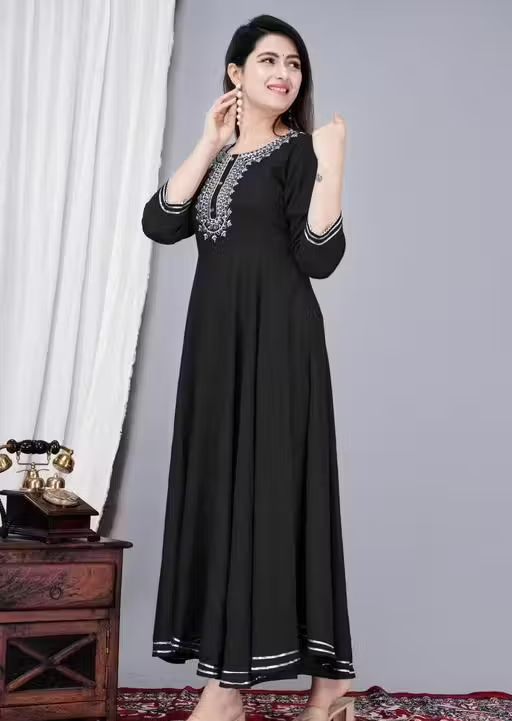 women anarkali kurti. Trending kurti for women - Image 3