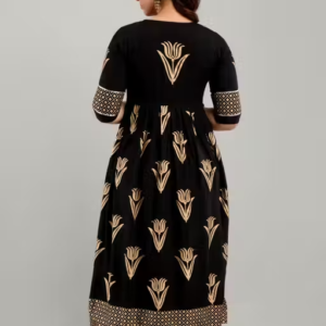 Women Rayon Floral Printed Amaira Anarkali Kurtis