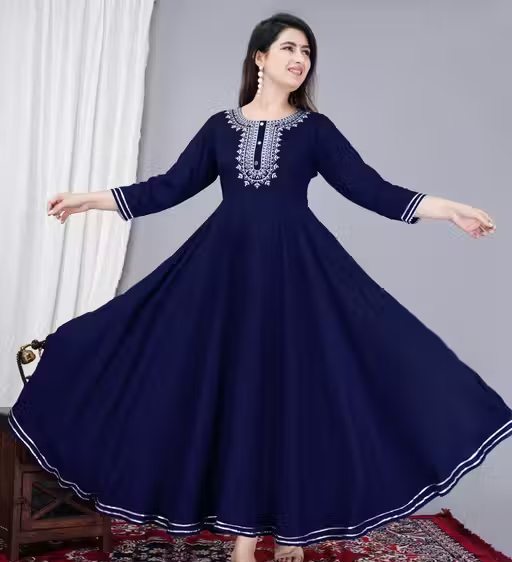 women anarkali kurti. Trending kurti for women