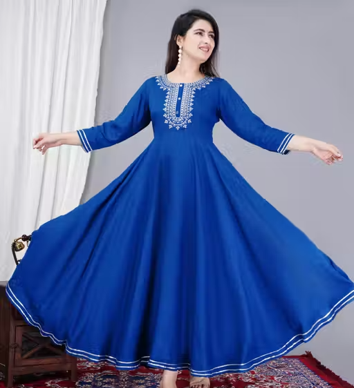 women anarkali kurti. Trending kurti for women