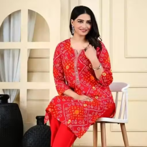 Printed Viscose Kurta Palazzos for Women
