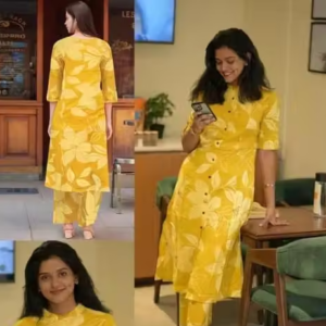Printed Rayon Kurta Pants Fit/ for Women