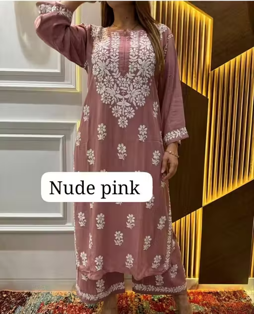 Rayon Kurta Pants for Women - Image 2