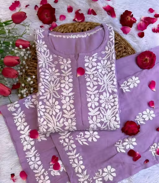 Rayon Kurta Palazzos for Women