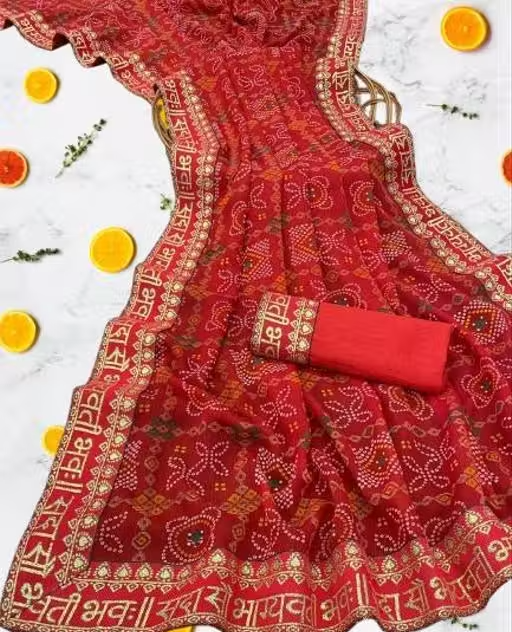 Bandhani saree, Bandhej saree, Lehariya saree, Bandhni saree, pure georgette saree,soft georgette saree, new trending saree, green saree , gotapatti sarees, party wear saree, designer saree, banarsi saree, bollywood saree, celebrity saree, festive saree Saree Fabric: Georgette