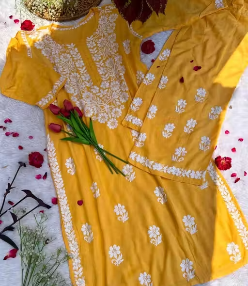 Rayon Kurta Pants for Women