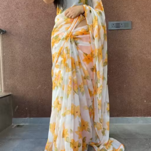 FLOWER DESIGNER SAREE