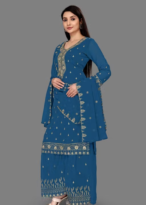 Georgette Kurta Set for Women - Image 2