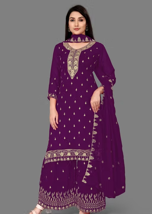 Embroidered Kurta Set for Women