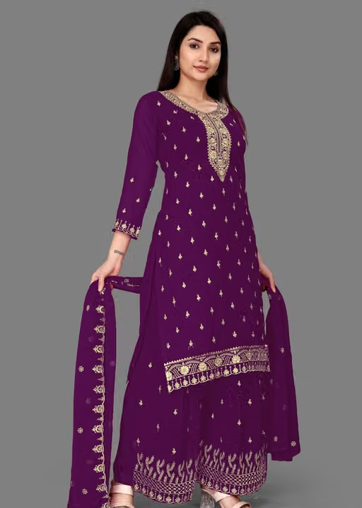 Embroidered Kurta Set for Women - Image 2