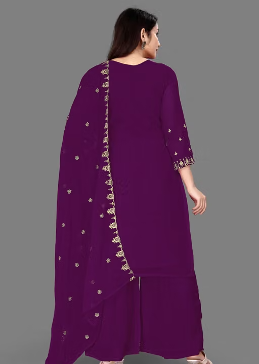 Embroidered Kurta Set for Women - Image 3